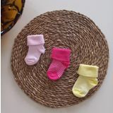 Mars Baby Kiz Bebek Pembe Fusya Sari 3Lu Kivrik Soket Corap
