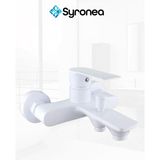 Mars Beyaz Ağır Gövde Banyo Duş Bataryası Lüx Banyo Lavabo Musluk