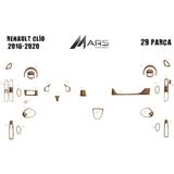 Mars Cockpit Design Renault Clio 2016-2020 Konsol-Torpido Kaplama 29 Parça Açık Meşe
