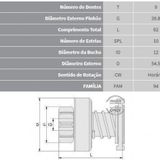 MARS DISLISI 2.2 kW.12V 9 DIS LAND ROVER DEFENDER L316 2.5 TDI 90-98 DEFENDER L316 2.5 TD5 98-16 DISCOVERY I LJ 89-98 RANGE ROVER II P38A 94-02 110/127 LDH 2.5 TD 86-90 ZEN 0861