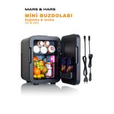 Mars & Hars 10 Lt. Buzdolabı Soğutma Ve Isıtma Özellikli 12v Ve 220v (KAHVE MAK.İÇİN SÜT HORTUM GİRİŞLİ)