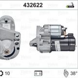 Mars Motoru 12V 10 Dıs 1.1Kw R19 Megane R9 Ym Laguna Clıo I Iı 1.2 1.4 1.6 - Valeo 432622