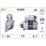 MARS MOTORU 12V 9 DIS 0.85KW RENAULT CLIO II-III 1.1-1.2-TWINGO VALEO 432685