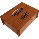 mars tasarım Modem Saklama Kutusu WIFIDesen - 25x18x9 Cm