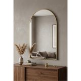 Marsah Home Gold Metal Çerçeveli 120x80 Cm Duvar Aynası