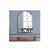 Marsah Home Metal Çerçeveli 60x90 Siyah Oval Ayna