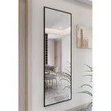 Marsah Home Metal Çerçeveli Boy Aynası, Siyah, 60X180