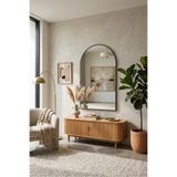 Marsah Home Siyah Metal Çerçeveli 120x80 Cm Duvar Aynası