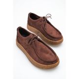 MARSEDO Kadın Loafer Makosen Casual Günlük Rahat Ayakkabı Kevin Kahve