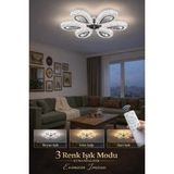 Marsel Lighting Damla 6lı Avize 3 Renkledısıklı Salon Oturma Odası Avvize - Krom