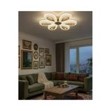 Marsel Lighting Damla 6Lı Gold Plafonyer Avize 3 Renk Led Secenekli Avize