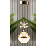 Marsel Lighting KELEBEK TEKLİ GOLD 3 Renk LED ISIKLI ANTRE hol koridor avize AVİZE