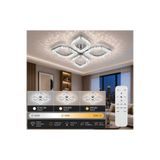 Marsel Lighting PAPATYA 4LÜ AVİZE 3 RENK LED SECENEKLİ KUMANDALI SAL0N OTURMA ODASI AVİZE