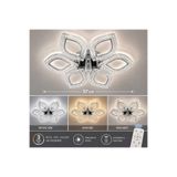Marsel Lighting PAPATYA 6'LI AVİZE 3 RENK LED ISIKLI KUMANDALI SALON OTURMA ODASI AVİZE
