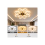 Marsel Lighting PAPATYA 8Lİ AVİZE 3 RENK LED ISIKLI SALON OTURMA ODASI AVİZE