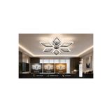 Marsel Lighting PRİZMA 6LI KROM KUMANDALI AVİZE 3 RENK LED ISIKLI SALON OTURMA ODASI AVİZE