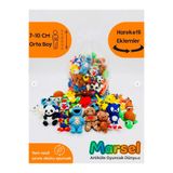 Marsel oyuncak Mini Organik Oyuncaklar – Kendin Seç 15 Adet Bebek 3D Hayvan Figür Paketi – Hareketli & Eğitici