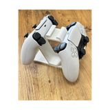 MarselDizayn Gamepad - Oyun Kolu Standı | PS5 PS4 Xbox PC Uyumlu | Üstten Arttırılabilir | Mermer Beyazı
