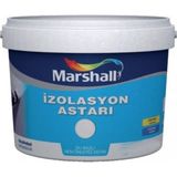 Marshal 0.75 L İzolasyon Astarı Su Bazlı Nem Önleyici İç Cephe Boyası Uygulama Kolaylığı