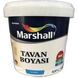 Marshall 1 Kg Tavan Boyası Beyaz Renk Mat Görünümlü Kolay Uygulama İçin Su Bazlı
