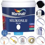 Marshall Afrika Menekşesi 15 lt Silikonlu Özel Mat Silinebilir İç Cephe Boyası