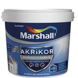 Marshall Akrikor 15 lt Antrasit 7016 Silikonlu Akrilik Dış Cephe Boyası