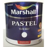 Marshall Buz Beyazı 2.5 lt Silikonlu Özel Mat İç Cephe Boyası