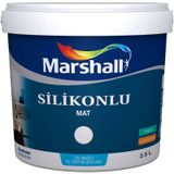 Marshall Dingin Mavi 2.5 Kg Sil-Pak Silikonlu Yarı Mat İç Cephe Duvar Boyasıı