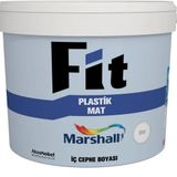 Marshall Fit 10 kg Yeni Gri Kayrak Plastik Mat İç Cephe Boyası