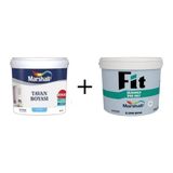 Marshall Fit Aslanağzı 17.5 kg Silikonlu İpek Mat İç Cephe Boyası + 10 kg Tavan Boyası