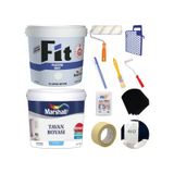 Marshall Fit Buzul Yeşili 2.5 lt Plastik Su Bazlı İç Cephe Duvar Boyası