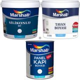Marshall Fit Cennet Koyu 20 kg Silikonlu Mat Silinebilir İç Cephe Boyası
