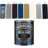 Marshall Hammerite 0.75 lt Düz Pürüzsüz Metal Boyası Beyaz Renk Yüksek Kapatıcılık ve Kolay Uygulama