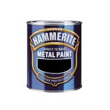 Marshall Hammerite Direkt Pas Üstü Pürüzsüz Siyah 0.75 lt Metal Boyası