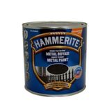 Marshall Hammerite Koyu Siyah 0.75 lt Direkt Pas Üstü Pürüzsüz Metal Boyası