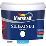 Marshall Kızıl Kahverengi 1 lt Silikonlu Özel Mat Duvar Boyası