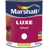 Marshall Luxe Parlak Beyaz Yağlı Boya 2.5 Litre (3,5 kg) Solvent Bazlı İç Cephe Boyası