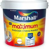 Marshall Maximum Silikonlu Ipek Mat Duvar Boyası - Sabun Köpüğü - 7.5 L