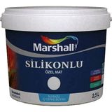 Marshall Özel Mat Silinebilir Silikonlu Duvar Boyası Fildişi 7,5 lt 10 kg