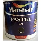 marshall pastel mat sentetik boya siyah 0.75 lt