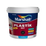 MARSHALL PLASTİK MAT SİYAH Su Bazlı İç Duvar Boyası 2.5LT=4KG-Si baz