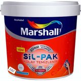 Marshall Salep 2.5 lt Sil-Pak Tam Silinebilir Silikonlu Iç Cephe Duvar Boyası