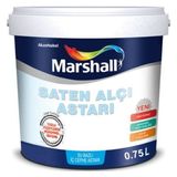 Marshall Saten Alçı Astarı 0,75 Lt Su Bazlı Mavi Boya İç Mekanlar için Kolay Uygulama
