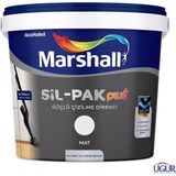 Marshall Sil-Pak Plus Silikonlu Mat Iç Cephe Duvar Boyası Silinebilir Yıkanabilir (Güçlü Çizilme Direnci) - Kum Beji - 7,5 L