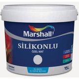 Marshall Silikonlu Mat İç Cephe Boyası 15 Lt (20 kg) Özel Mat Renkli Silinebilir Özellik