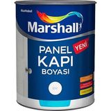 Marshall Su Bazlı Amerikan Panel Kapı Boyası Beyaz 2,5 Lt - 1 Adet