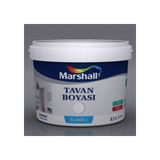 Marshall Tavan Boyası 6 Lt Beyaz Renk 10 Kg İç Mekan Kullanımı için Uzun Ömürlü Mat Boya