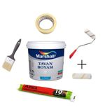 Marshall Tavan Boyası Beyaz Su Bazlı 3.5 kg ve Ekipmanları