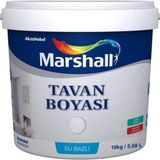 Marshall Tavan Boyası Beyaz Su Bazlı Nefes Alabilen Tavan Boyası 10 Kg