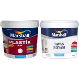 Marshall Yeni Kırık Inci 2.5 lt Sil-Pak Tam Silinebilir Silikonlu Iç Cephe Duvar Boyası